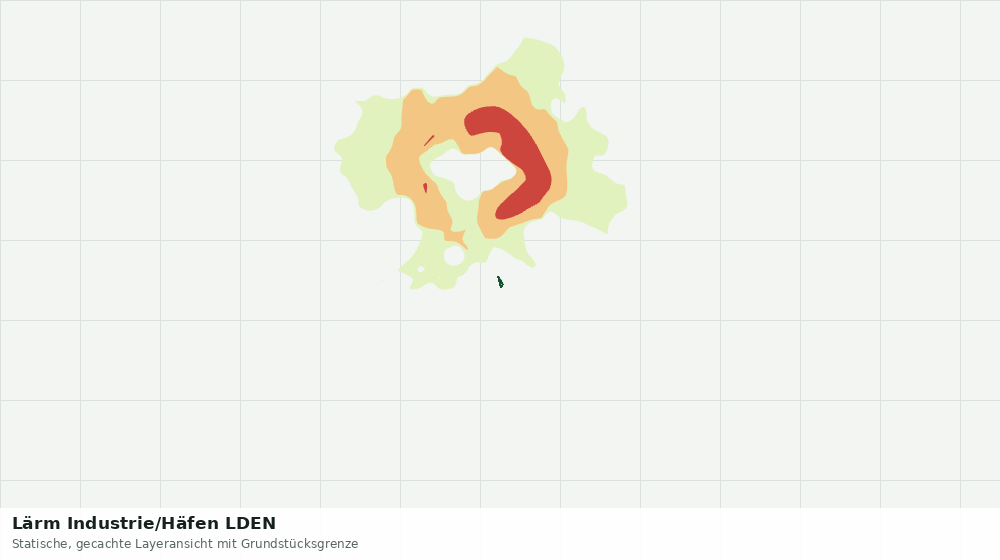 Statische Kartenansicht: Lärm Industrie/Häfen LDEN