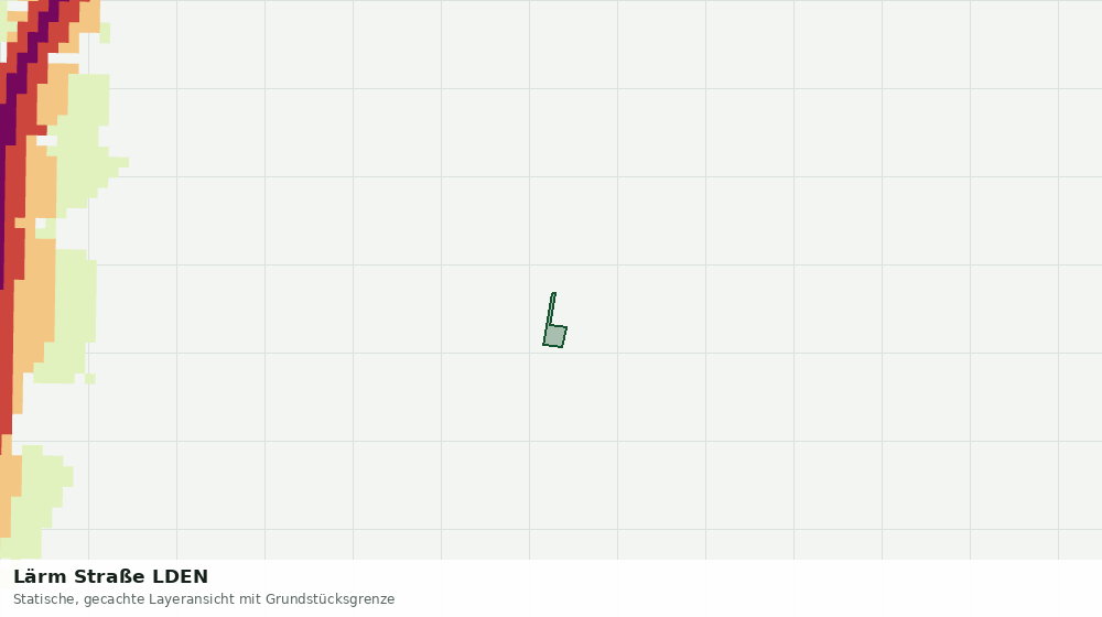Statische Kartenansicht: Lärm Straße LDEN