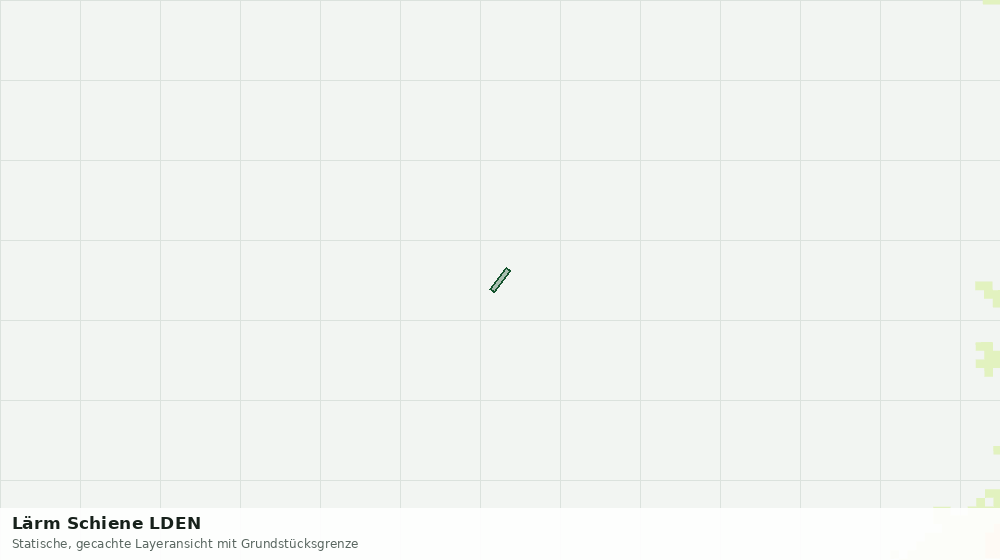 Statische Kartenansicht: Lärm Schiene LDEN