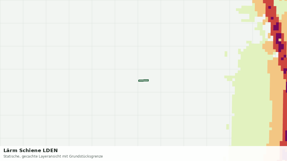 Statische Kartenansicht: Lärm Schiene LDEN