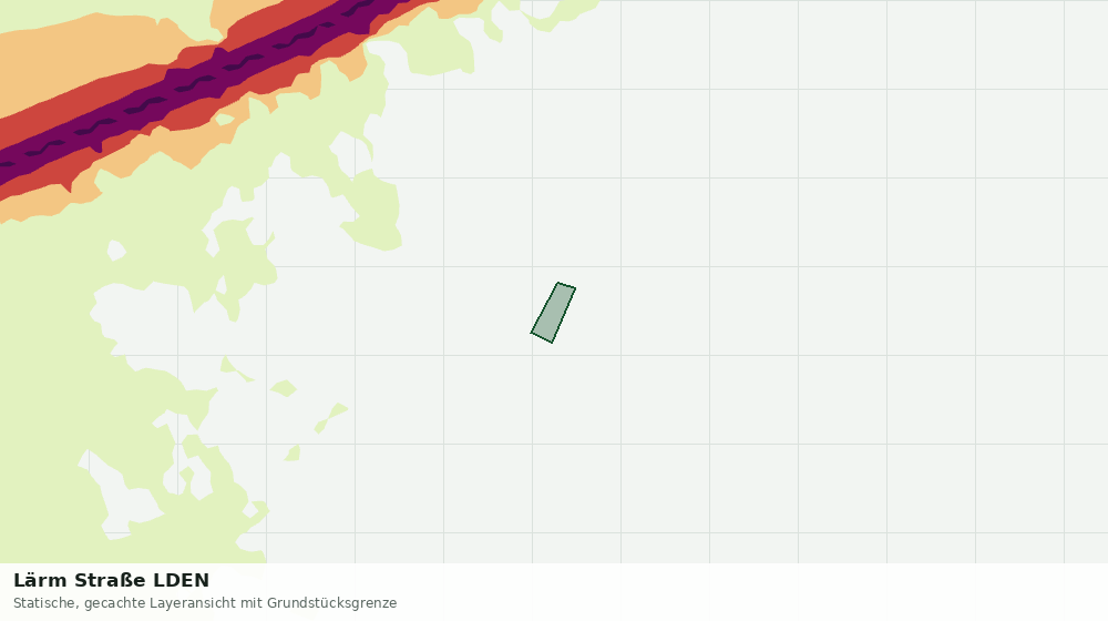 Statische Kartenansicht: Lärm Straße LDEN