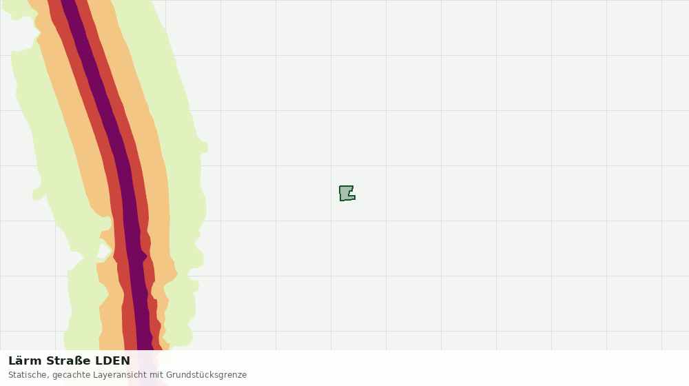Statische Kartenansicht: Lärm Straße LDEN