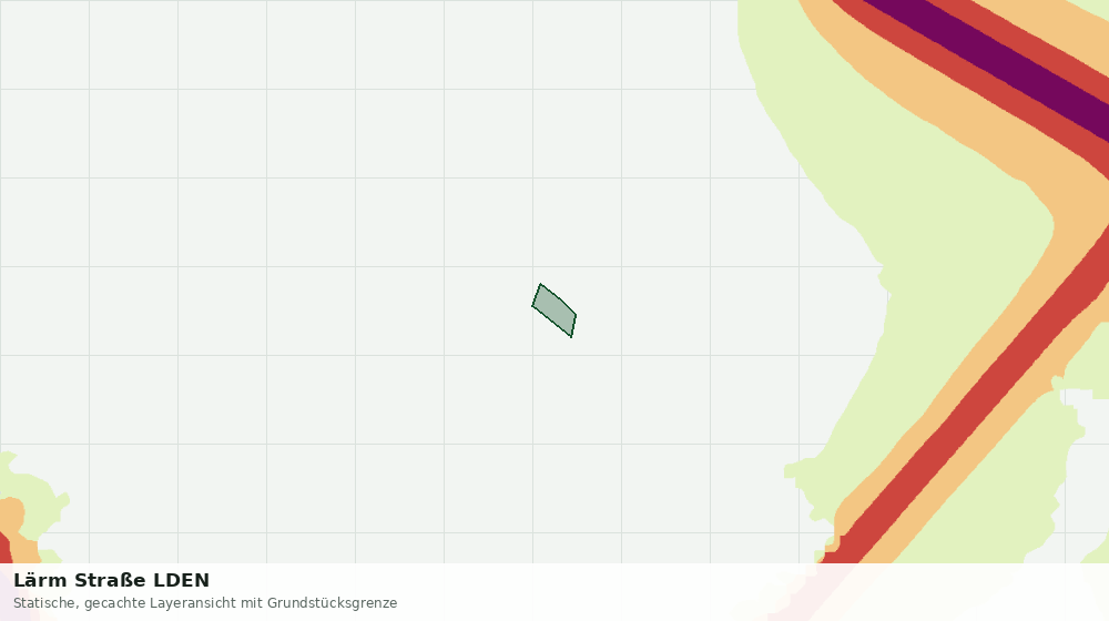Statische Kartenansicht: Lärm Straße LDEN