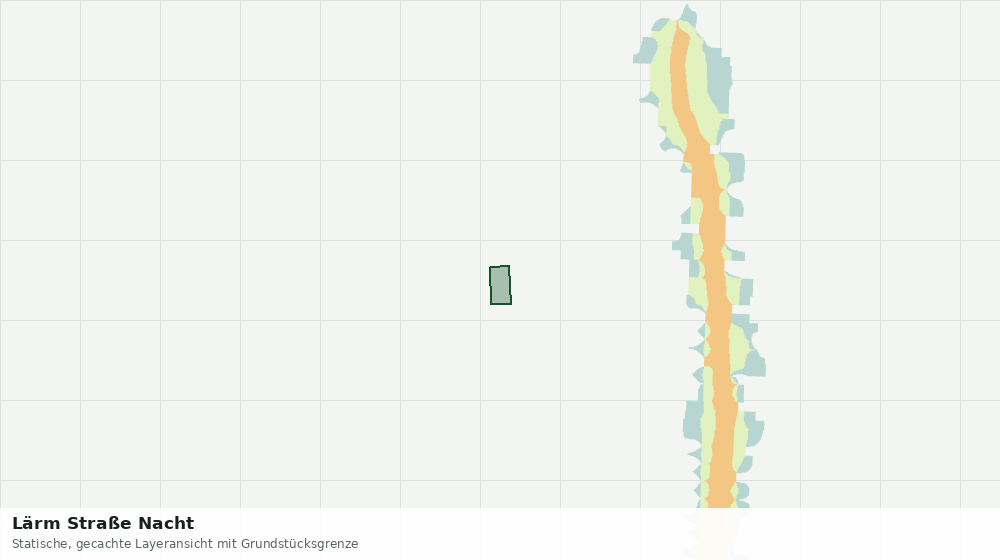 Statische Kartenansicht: Lärm Straße Nacht