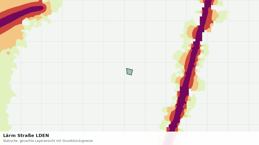Statische Kartenansicht: Lärm Straße LDEN