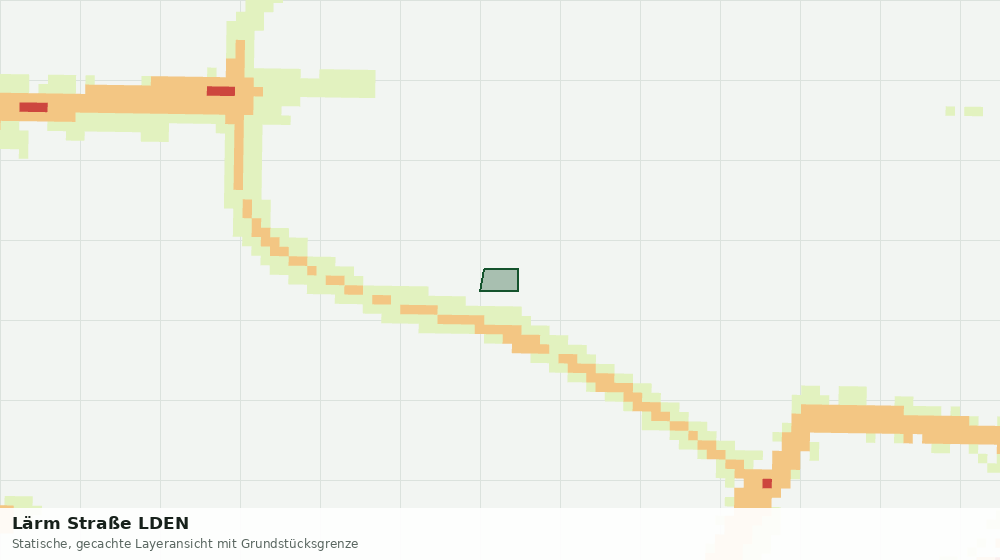 Statische Kartenansicht: Lärm Straße LDEN