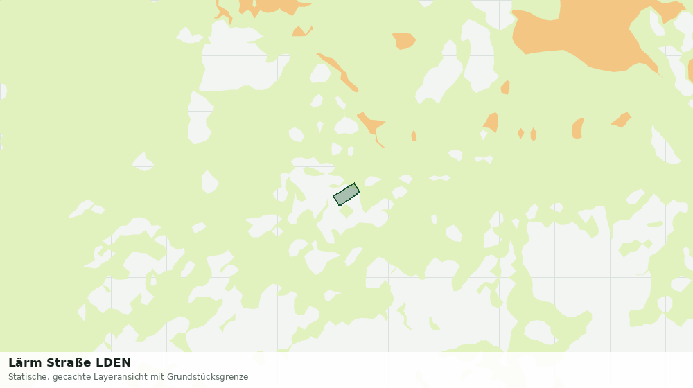 Statische Kartenansicht: Lärm Straße LDEN