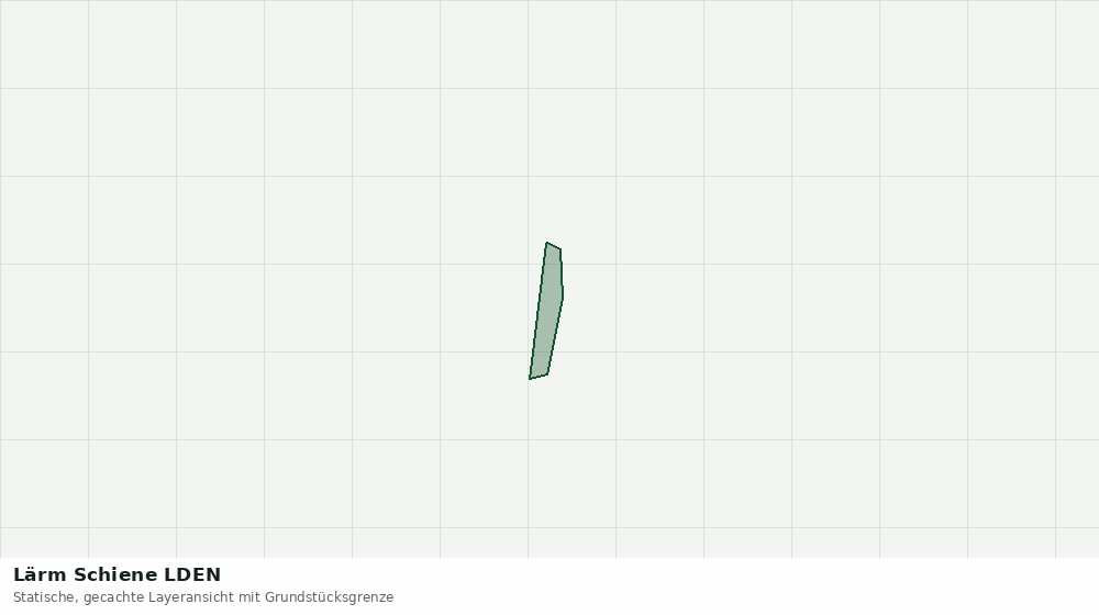 Statische Kartenansicht: Lärm Schiene LDEN