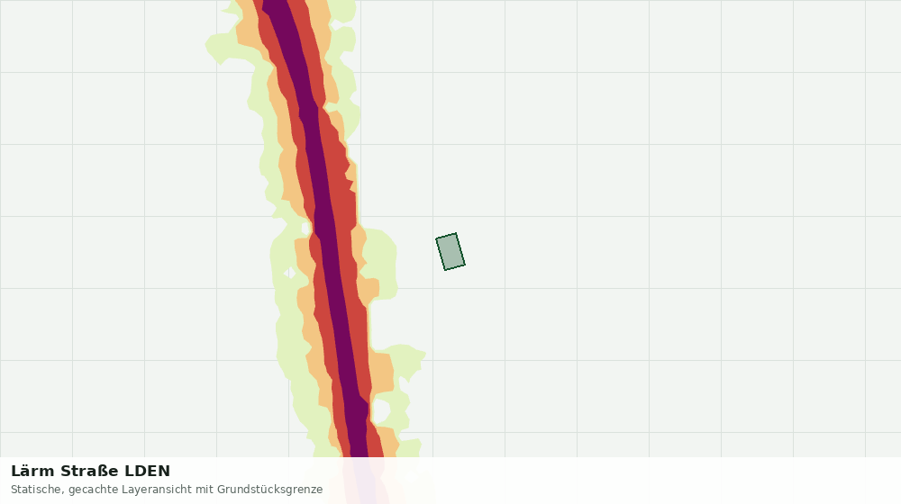 Statische Kartenansicht: Lärm Straße LDEN