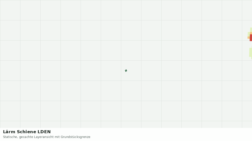Statische Kartenansicht: Lärm Schiene LDEN