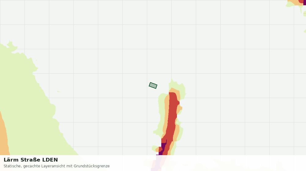 Statische Kartenansicht: Lärm Straße LDEN