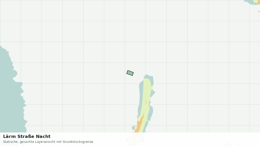 Statische Kartenansicht: Lärm Straße Nacht