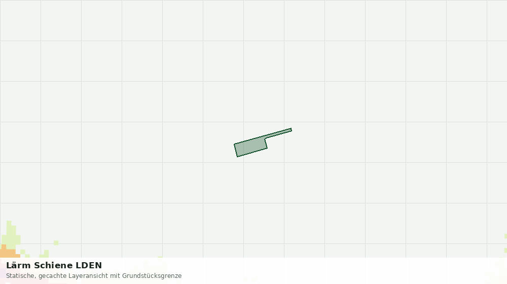 Statische Kartenansicht: Lärm Schiene LDEN