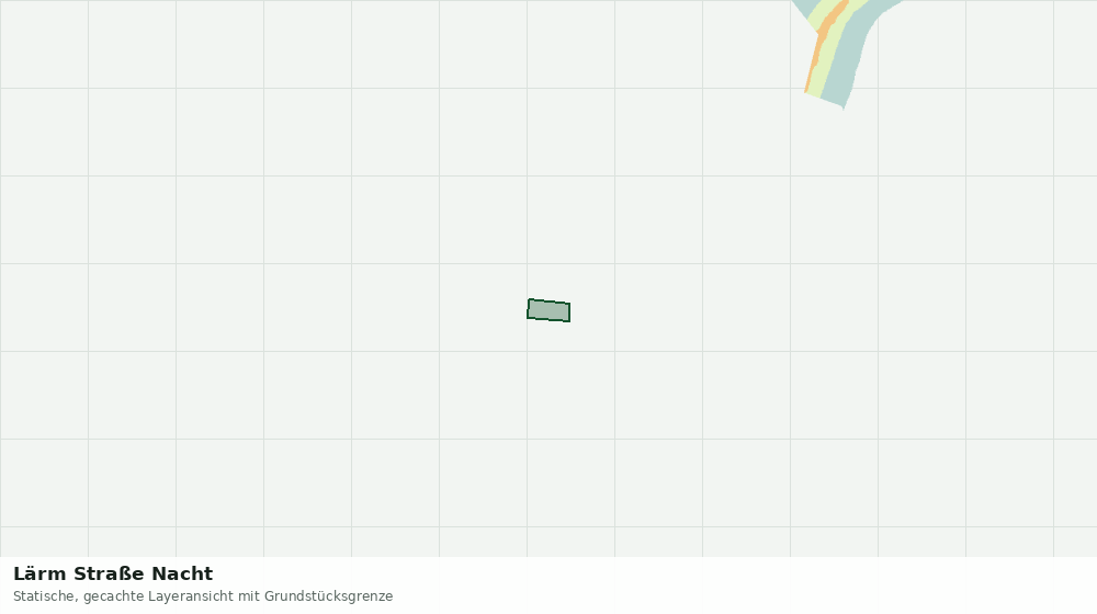 Statische Kartenansicht: Lärm Straße Nacht