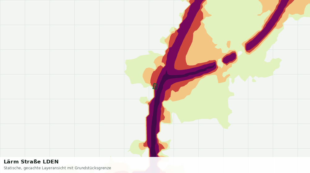Statische Kartenansicht: Lärm Straße LDEN