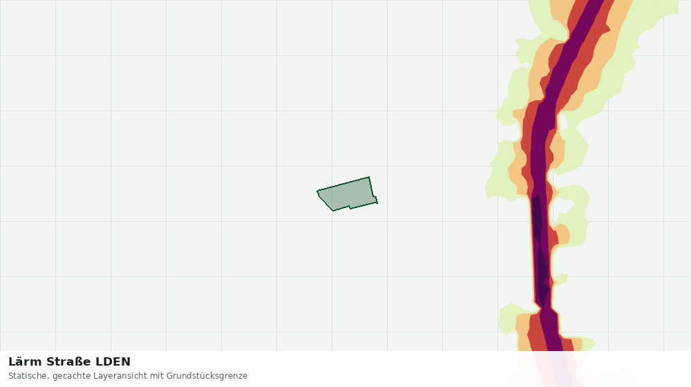 Statische Kartenansicht: Lärm Straße LDEN