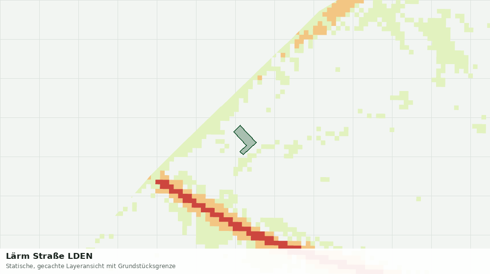 Statische Kartenansicht: Lärm Straße LDEN