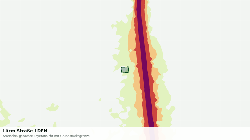 Statische Kartenansicht: Lärm Straße LDEN