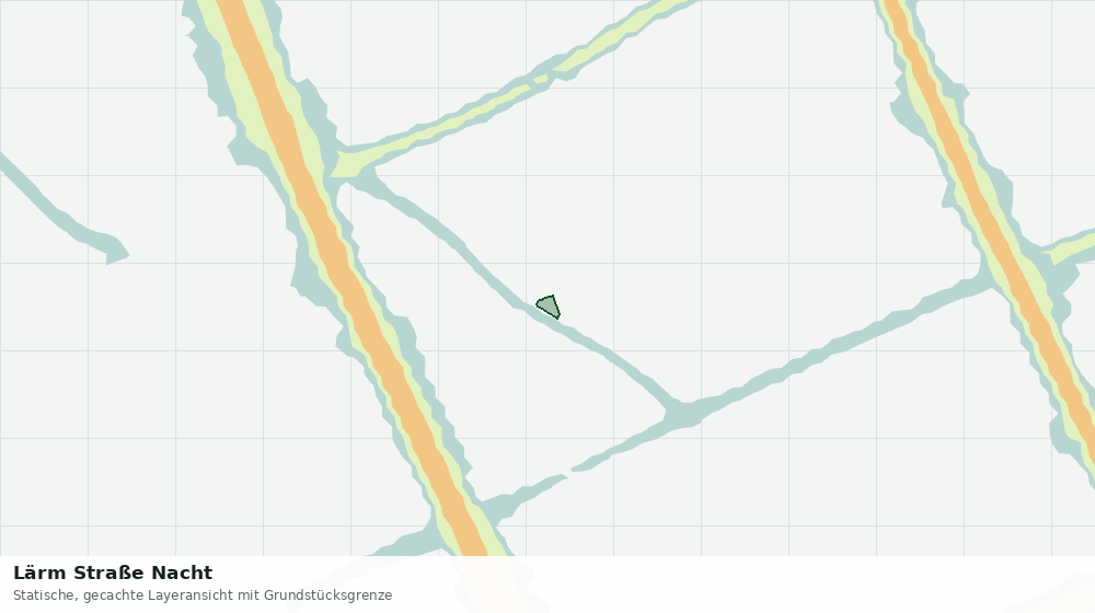 Statische Kartenansicht: Lärm Straße Nacht