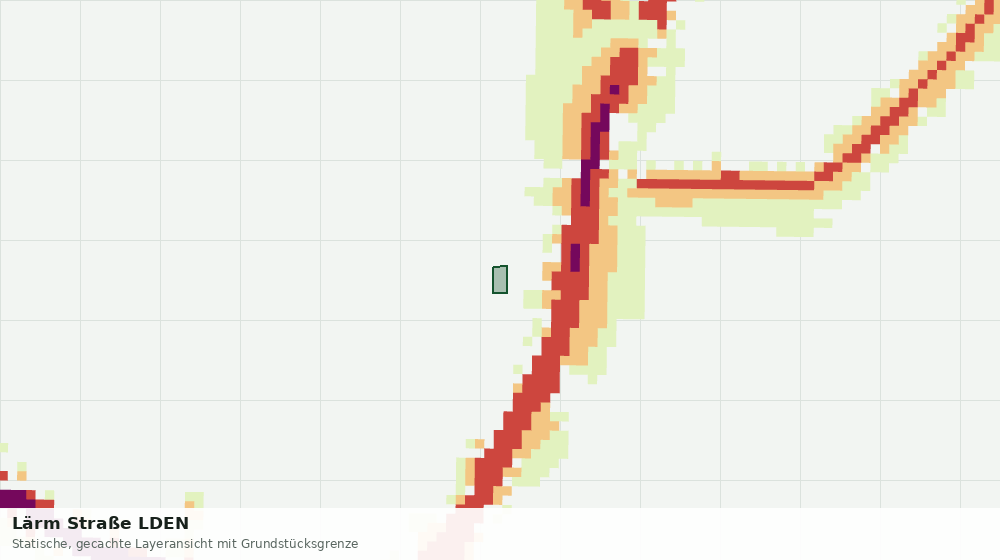 Statische Kartenansicht: Lärm Straße LDEN