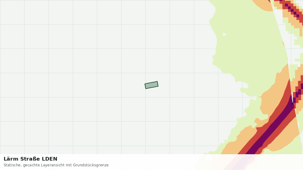 Statische Kartenansicht: Lärm Straße LDEN