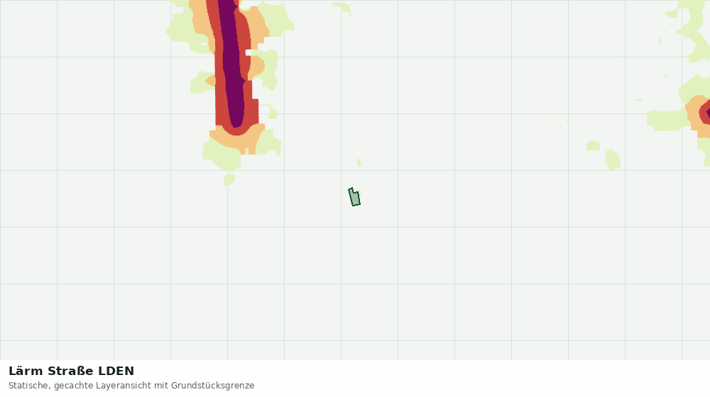 Statische Kartenansicht: Lärm Straße LDEN