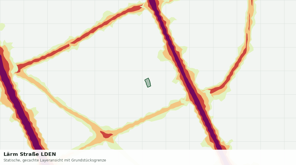 Statische Kartenansicht: Lärm Straße LDEN