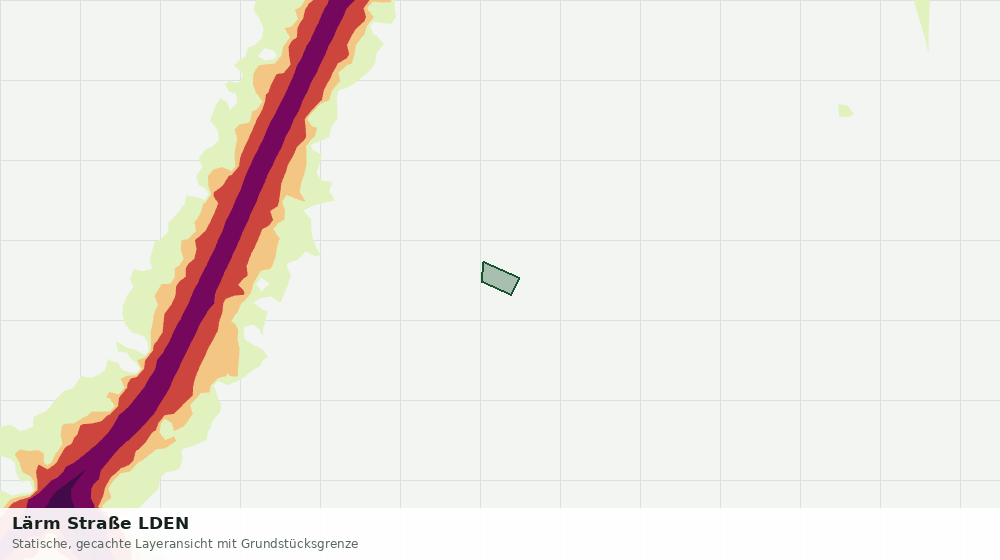 Statische Kartenansicht: Lärm Straße LDEN