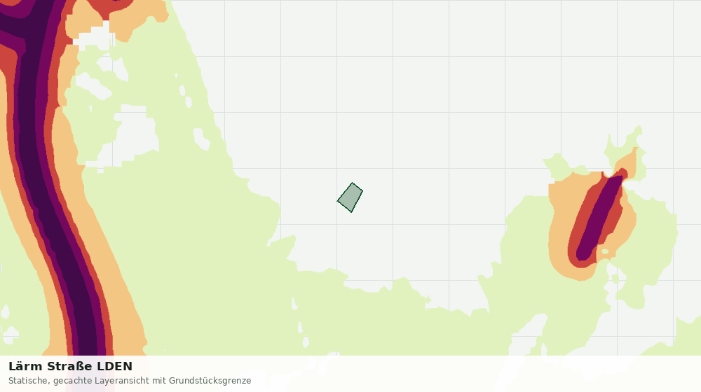 Statische Kartenansicht: Lärm Straße LDEN