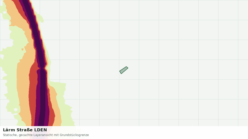Statische Kartenansicht: Lärm Straße LDEN