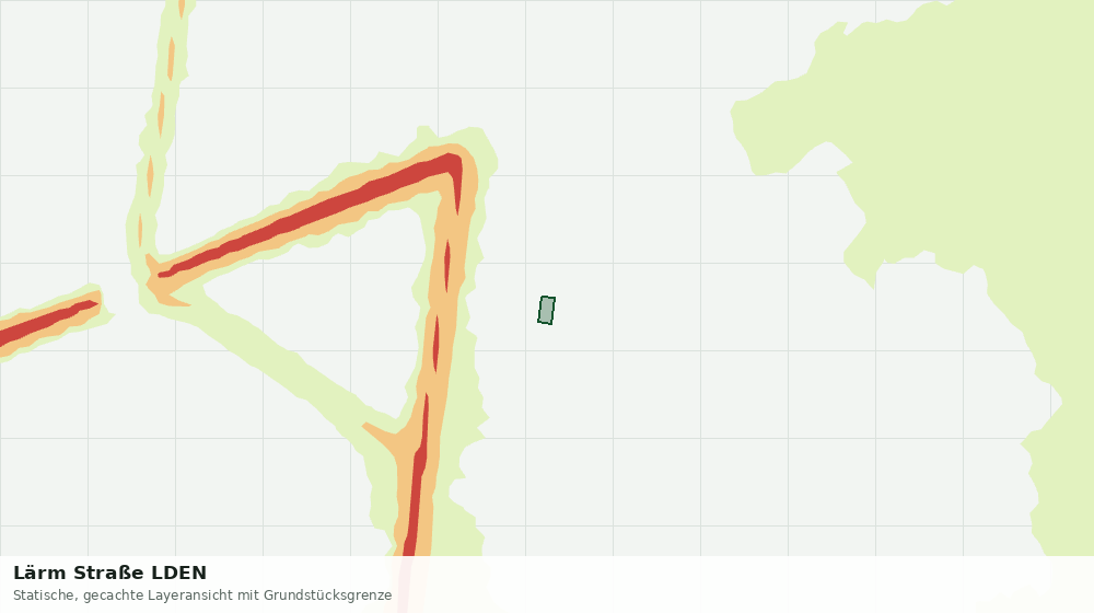 Statische Kartenansicht: Lärm Straße LDEN