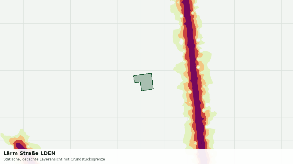 Statische Kartenansicht: Lärm Straße LDEN