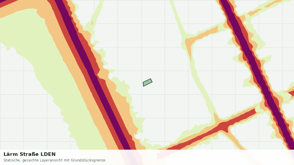 Statische Kartenansicht: Lärm Straße LDEN