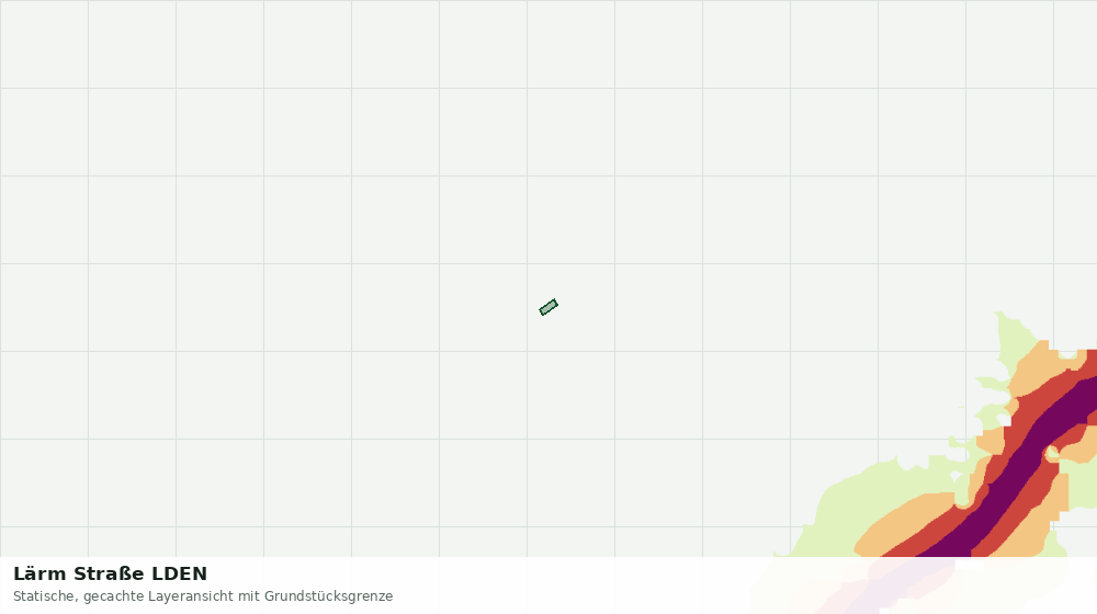 Statische Kartenansicht: Lärm Straße LDEN