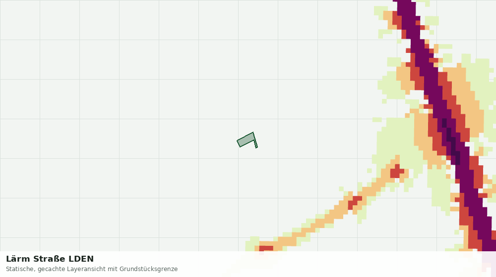 Statische Kartenansicht: Lärm Straße LDEN