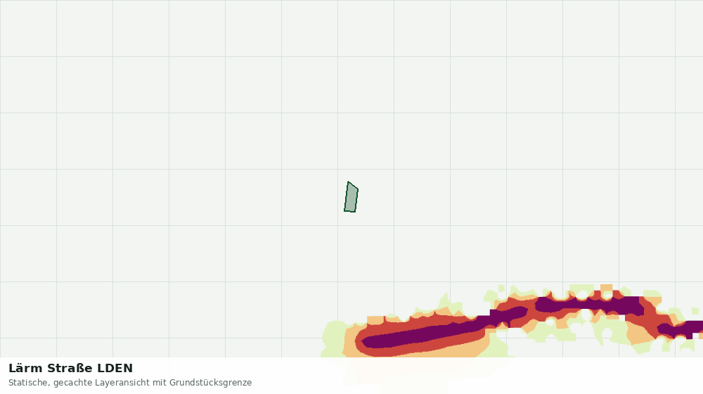 Statische Kartenansicht: Lärm Straße LDEN