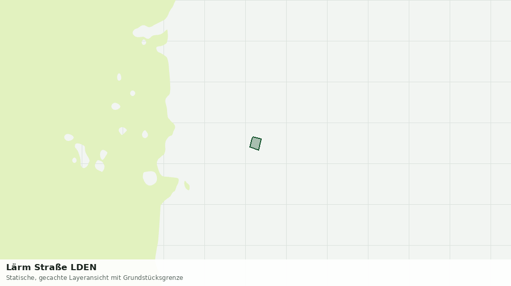 Statische Kartenansicht: Lärm Straße LDEN