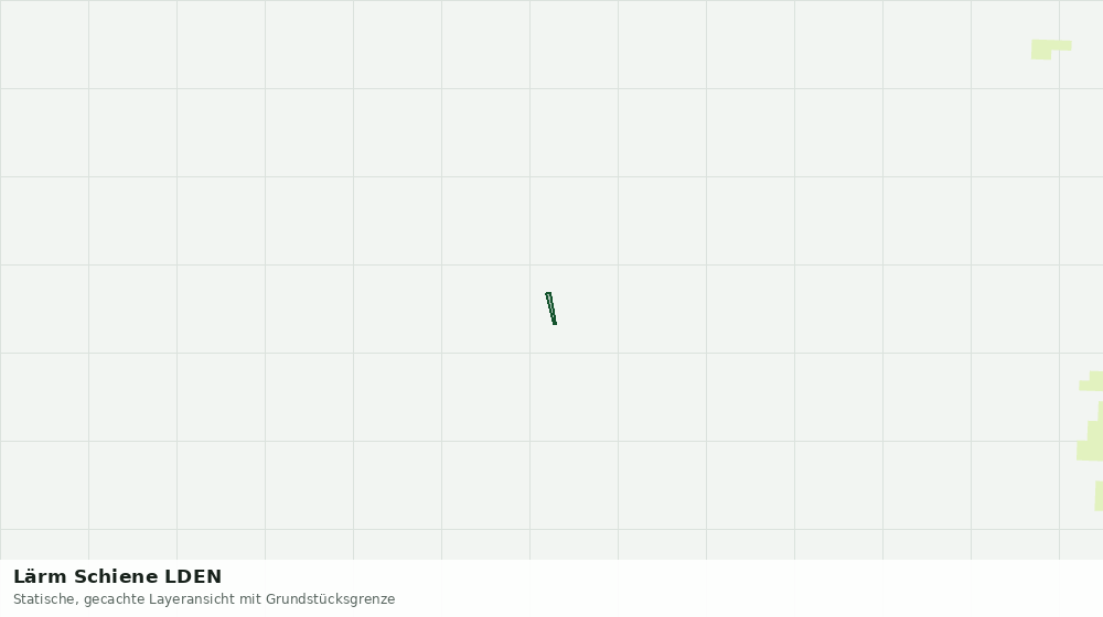 Statische Kartenansicht: Lärm Schiene LDEN