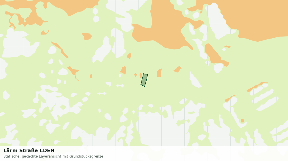Statische Kartenansicht: Lärm Straße LDEN