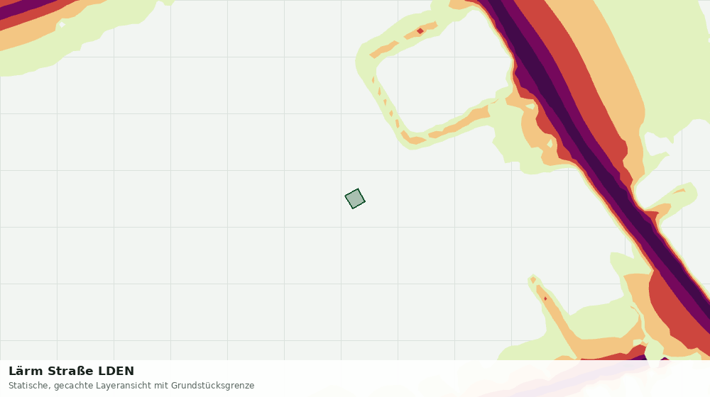 Statische Kartenansicht: Lärm Straße LDEN