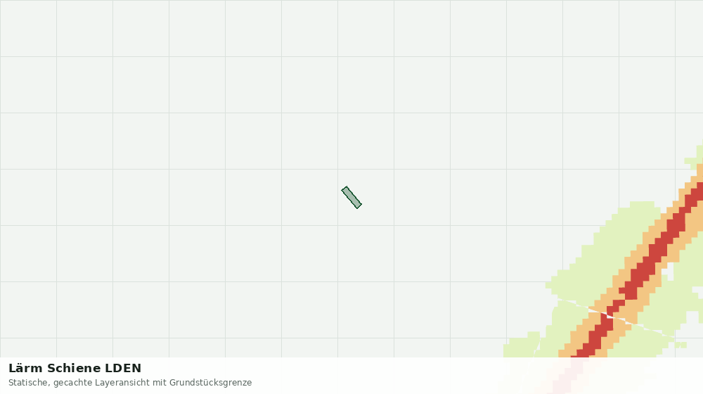 Statische Kartenansicht: Lärm Schiene LDEN