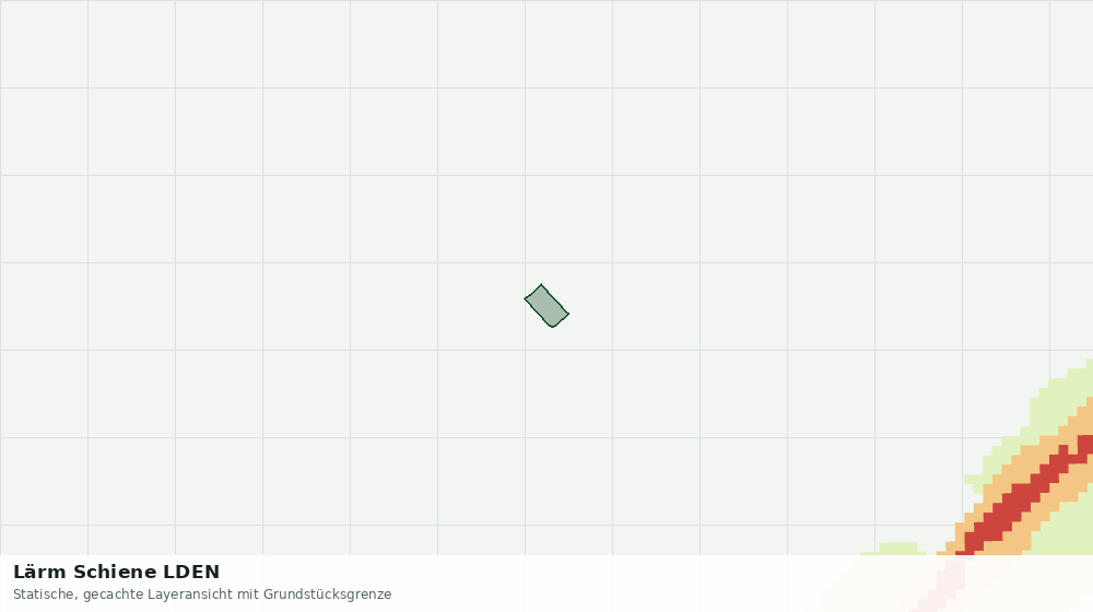 Statische Kartenansicht: Lärm Schiene LDEN