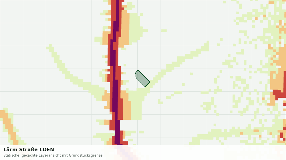 Statische Kartenansicht: Lärm Straße LDEN