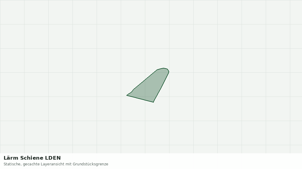 Statische Kartenansicht: Lärm Schiene LDEN