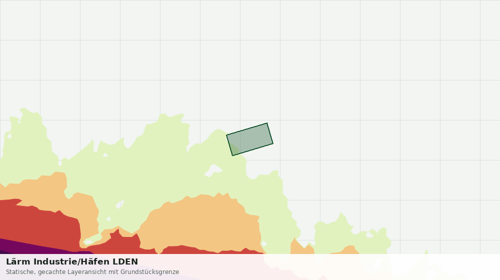 Statische Kartenansicht: Lärm Industrie/Häfen LDEN