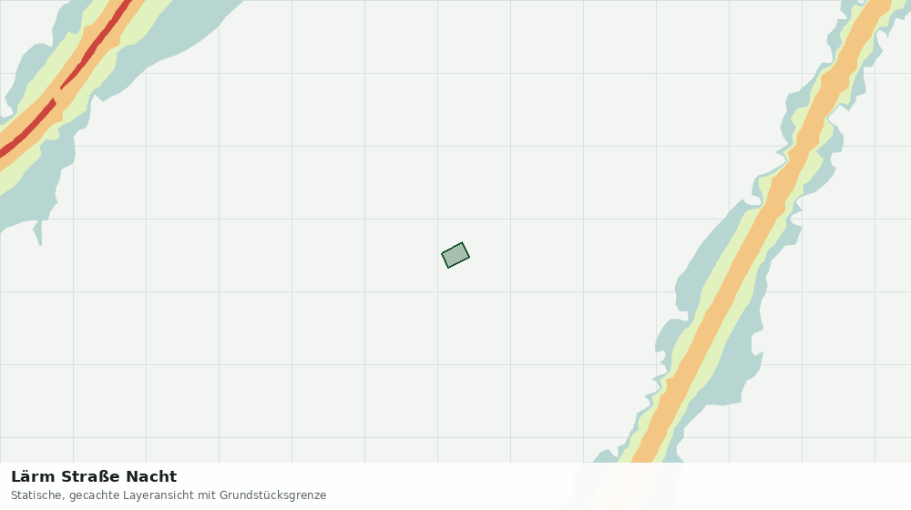 Statische Kartenansicht: Lärm Straße Nacht