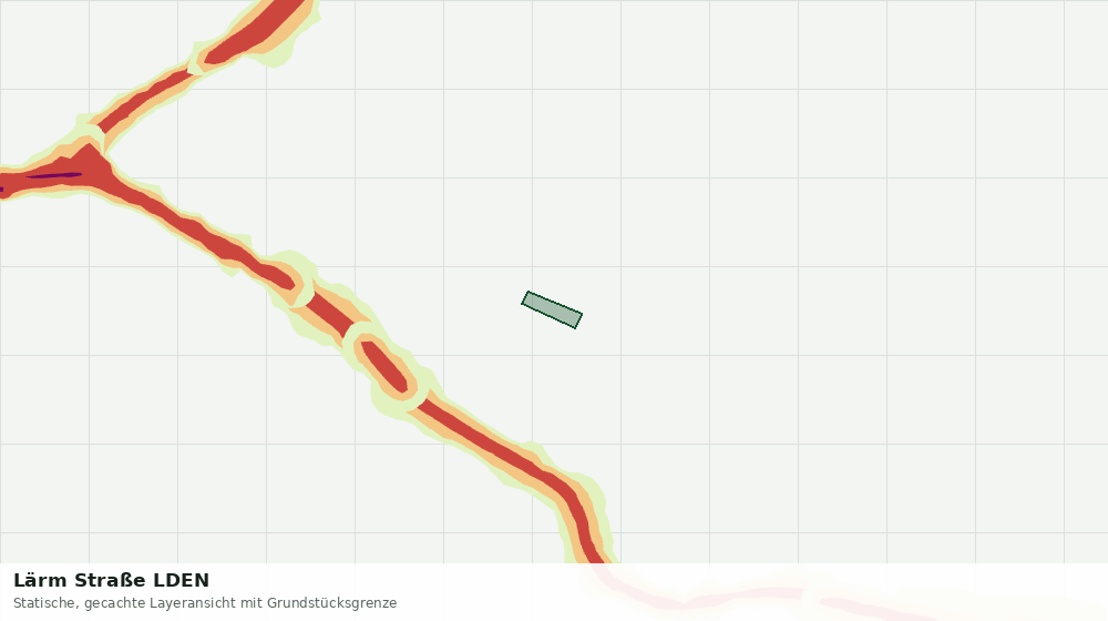 Statische Kartenansicht: Lärm Straße LDEN