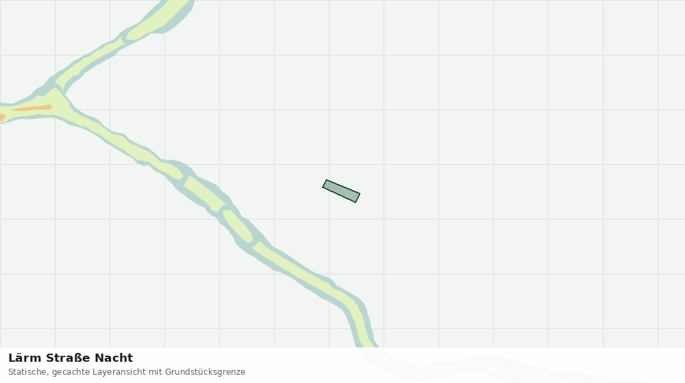 Statische Kartenansicht: Lärm Straße Nacht