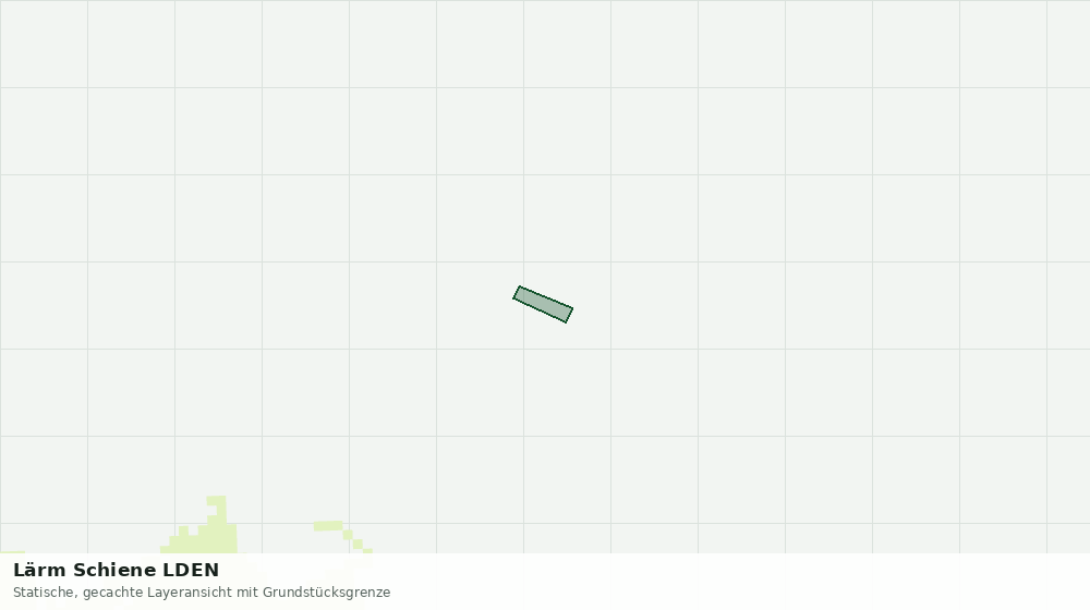 Statische Kartenansicht: Lärm Schiene LDEN
