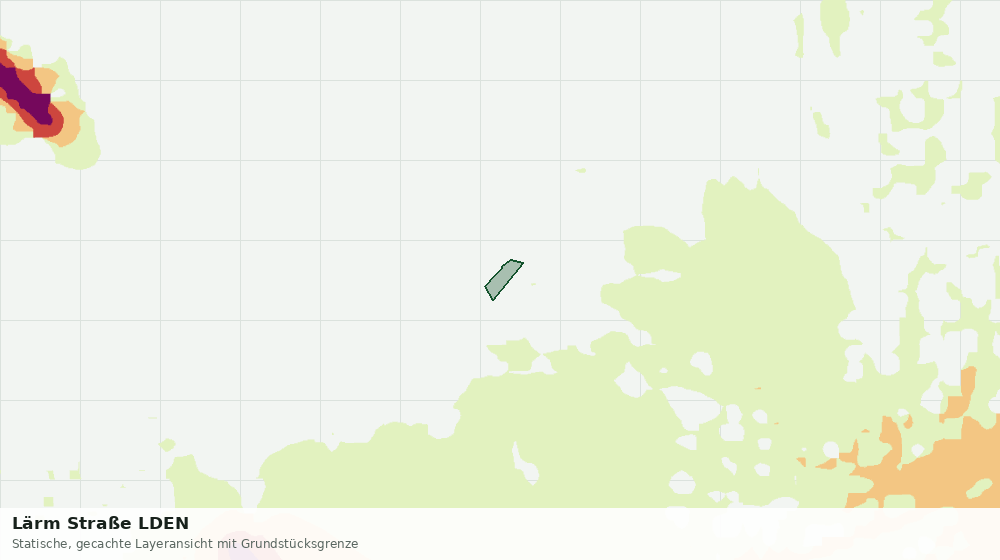 Statische Kartenansicht: Lärm Straße LDEN